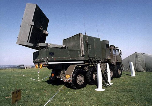 Counter Battery Radar (COBRA) will give British troops a vital edge in both combat and peacekeeping missions by pinpointing enemy artillery units by detecting and tracking incoming missiles and shells. Britain, which signed a 350 [Three hundred and fifty million pounds] collaborative agreement with France and Germany in March 1998, will get seven COBRA's by the year 2002. The lorry mounted long range radars, which will be based at Catterick with 5 Regiment Surveillance and Target Acquisition Royal Artillery, will normally be used to detect artillery across a 40 km battlefield although they can operate over much larger distances with modifications. The system can track hundreds of rounds simultaneously and tell the operators what type of shell they are, will also be vital in detecting breaches of cease-fires in places like Bosnia. The system can detect enemy shells, process the data and locate the exact position of the enemy artillery in just 30 seconds - it then sends the co-ordinates to our own artillery within a few minutes. The radar will be operated by a two-man crew who sit inside a specially protected cab unit