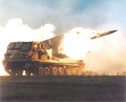 227mm MLRS (Multi Launched Rocket System)