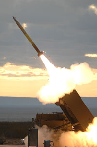 The Integration software of the upgraded M20B1 UK launcher fires its first GMLRS rocket at the White Sand Missile Range in New Mexico earlier this year. GMLRS and M270B1 are now deployed in theater in support of UK ground forces and complement their US counterparts.