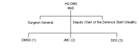 Outline organisation of the Defence Medical Services