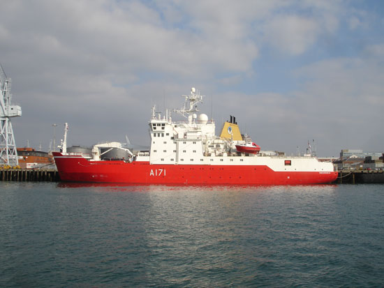 HMS Endurance in Portsmouth Harbour
