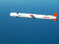 Tomahawk Block IV cruise missile during a flight test 