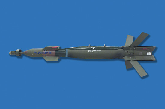 Paveway IV precision guided bomb from Raytheon Systems