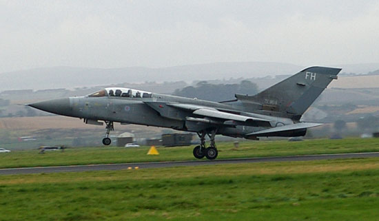 Tornado F3 taking off at RAF Leuchars